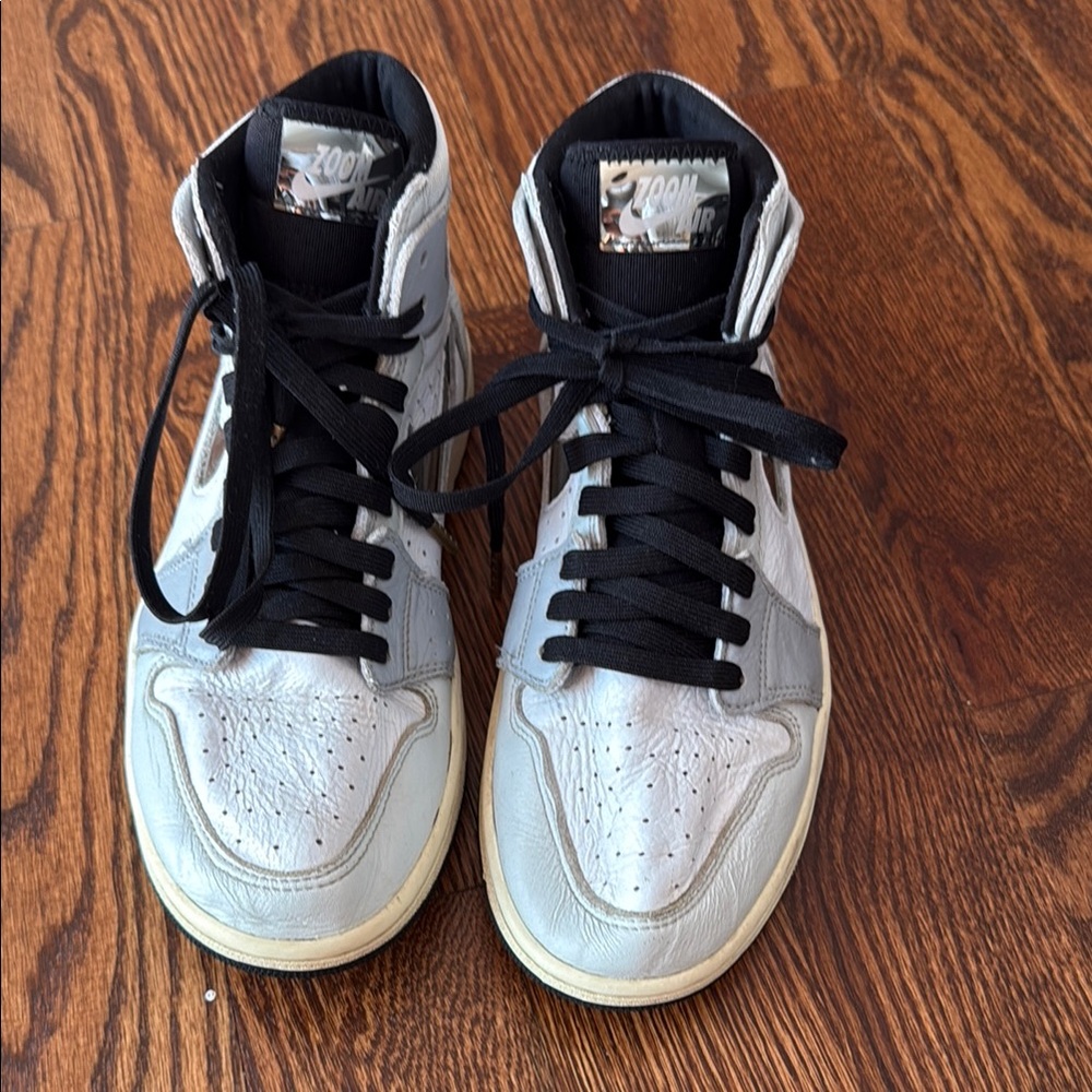 Nike Black and Gray High-Top Sneakers